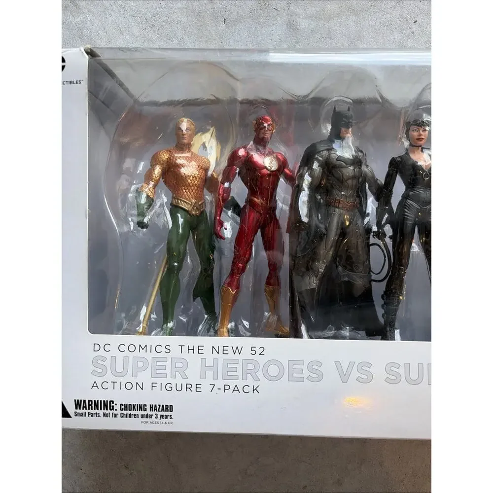 DC Collectibles The New 52 Super Heroes vs. Super-Villains Action Figure 7-Pack